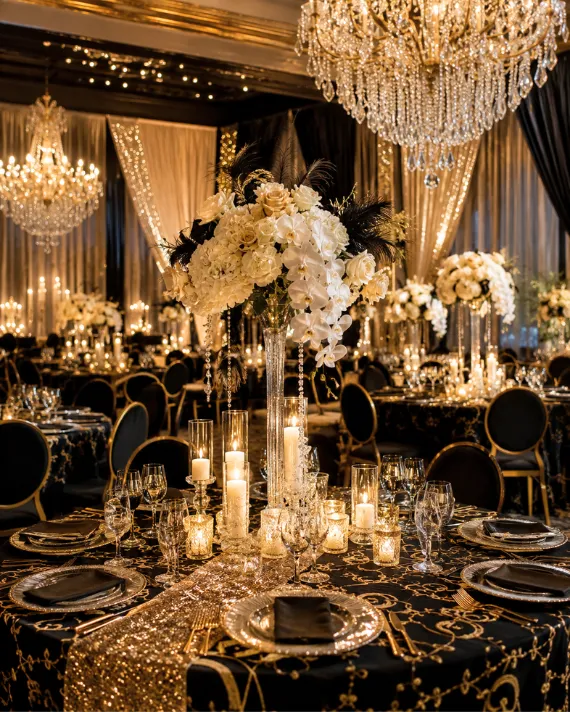 Black Tie Affair Decor