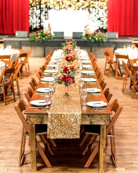 Shimmer, Sparkle, and Blind Event Decor